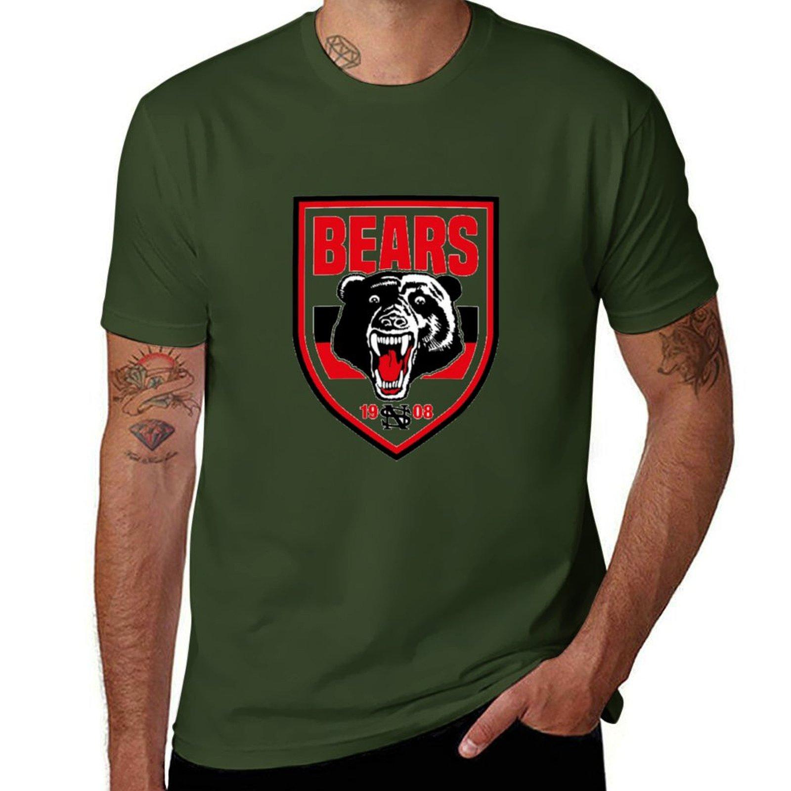 

North Sydney bears. T-Shirt kawaii clothes boys whites boys animal print heavyweights mens funny t shirts L