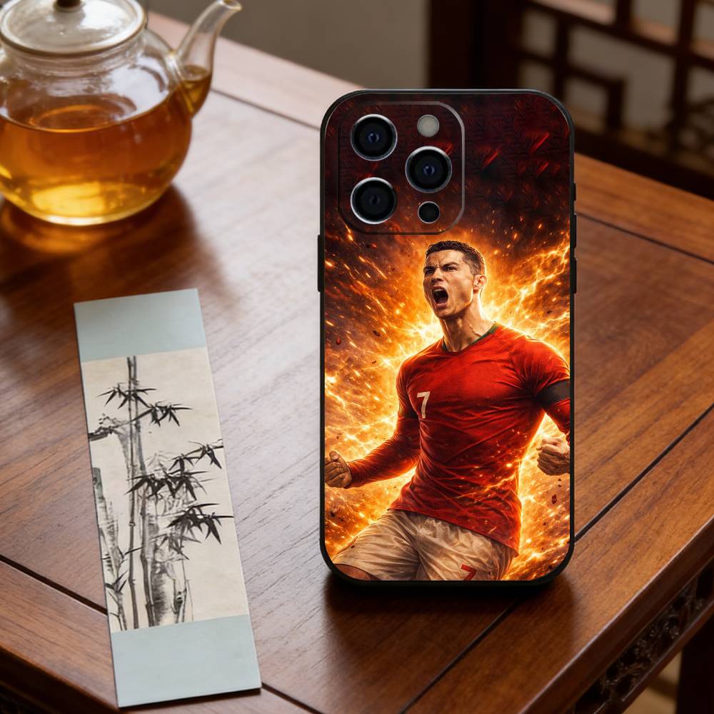 Cristiano Ronaldo Handyhülle Silikon Weich Für IPhone 17 16 15 14 13 12 11 X XR Plus Pro Max Plus