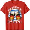 For Schnitzel My Nitzel Beer Mug Oktoberfest Men Women TShirt Summer Fashion Casual Cotton Graphic T Shirts Streetwear Tops Tee