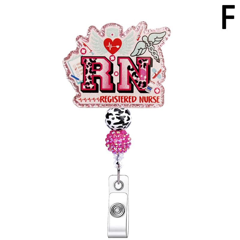 

Doctors Nurse Office Badge Reel Retractable Id Badge Holder With 360 Rotating Alligator Clip Nurse Name Credential Holder