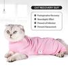 Comfortable Cat Recovery Suit Adjustable Pet Jumpsuit Cat Sterilization Suit  Neuter Recovery
