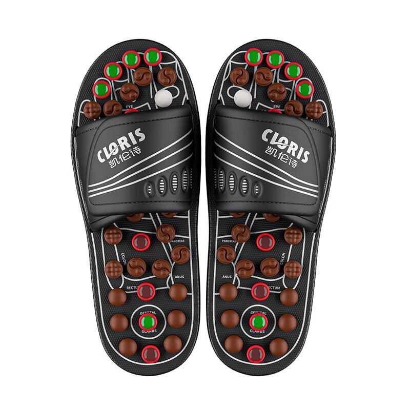 CLORIS Jade & Tourmaline Acupressure Massage Slippers