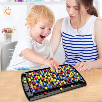 Rainbow Ball Elimination Brettspiel mit 80/241 bunten Perlen Farberkennung