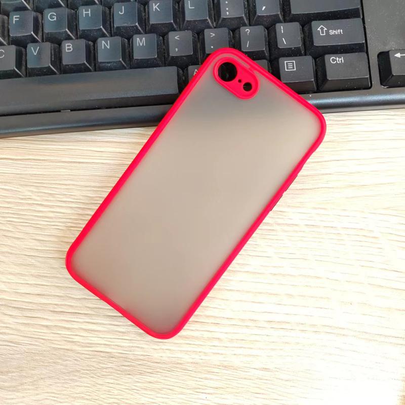 The New Anti-drop 2 in 1 Case For iphone SE 2020 Phone Case for iphone 7 8 SE 2025 Frosted Fine Pore Skin Protection Cover