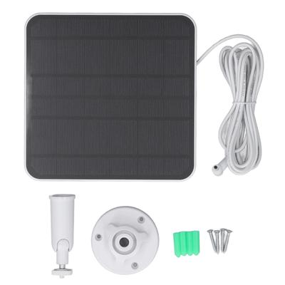 Pannello Solare per Telecamera Ring 12W Ricarica Rapida IP65 Impermeabile Regolabile Montaggio a Parete Pannello Solare