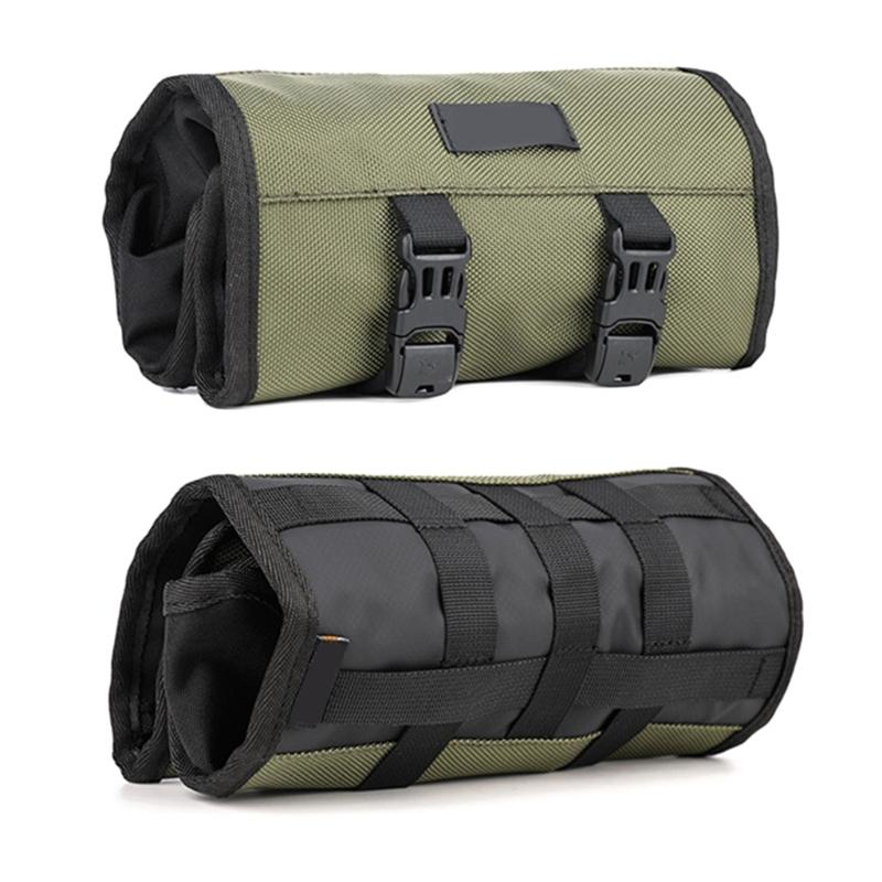 Bolsa Enrollable para Herramientas de Motocicleta Bolsa Pequeña para Herramientas Bolsa Enrollable para Llaves Organizador Estuche Envoltura Caja de Herramientas para Motocicleta Accesorios