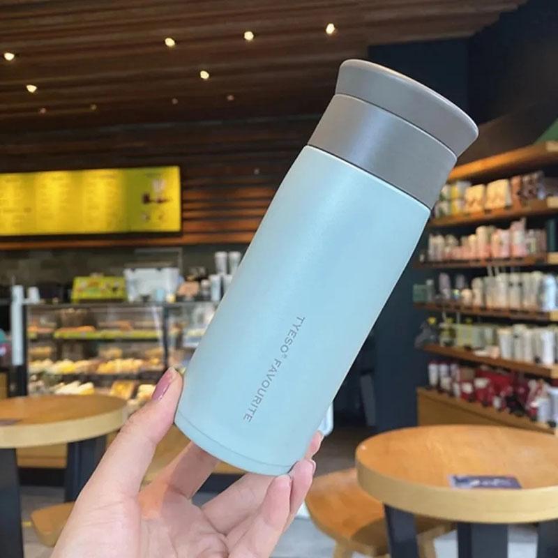 Απλός Λογοτεχνικός Παγωμένος Θερμός Κύπελλο Νερού από Ανοξείδωτο Ατσάλι Κούπα Μεγάλης Χωρητικότητας για Άνδρες και Γυναίκες