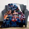 Superheroes Flannel Blanket Throw Blanket Soft Warm Sofa Bed Camping Home Decor Unique Christmas Gift C9262022