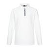 SUPERIOR Men'S Winter Lightly Fleece Basic T-Shirt White (Im0Dks40331)