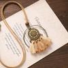 Elegant Boho Long Neckalce Women Fashion Brown Pendent Necklaces Retro Sweater Chain  Jewelry