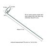 Long Metal Backyard Bonsai Pile Support Ring Garden Tool Plant Support Stake Stand