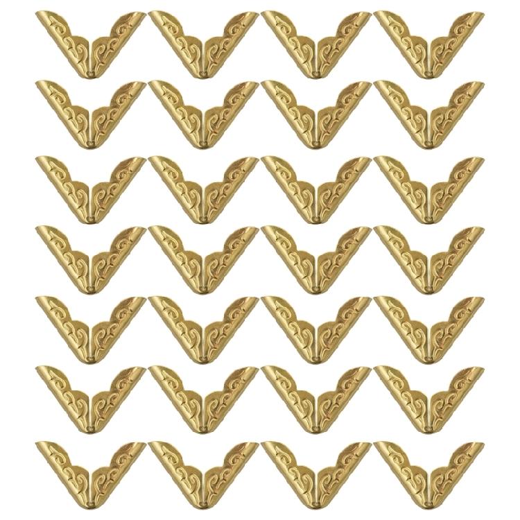 100Pcs Antique Collar Corner Reinforcement Iron Collar Corner Covers For Handmade Garment Embellishments Sewing Craft