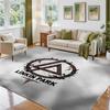 Linkin Park Design Crystal Velvet Rug Soft Decorative Mat for Bedroom Entrance