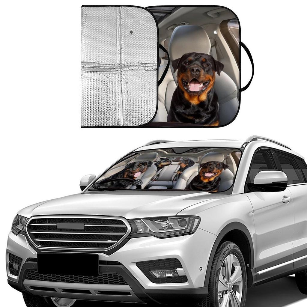 Creative Car Front Windshield Sunshade, Sunshade Folding Sunscreen Insulation Glass Automotive Universal
