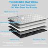 NUZEKY Windshield Cover for Ice and Snow: Car Windshield Snow Cover with 5 Layers Protection, Strong Magnetic Edges Frost Guard Windshield Cover, Car