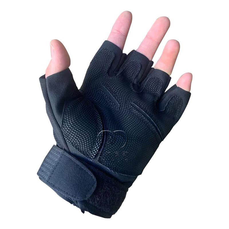 Xiaobing Black Hawk Tactical Half-Finger Gloves XL