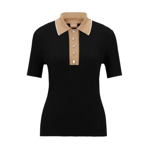 Boss Womens/Ladies Familte Polo Neck Sweater Top