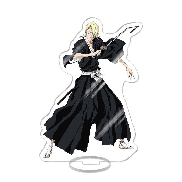 Hot Anime Bleach Figure Kurosaki Ichigo Urahara Kisuke Aizen Sousuke Cosplay Acrylic Stand Model Plate Desk Decor Standing Sign