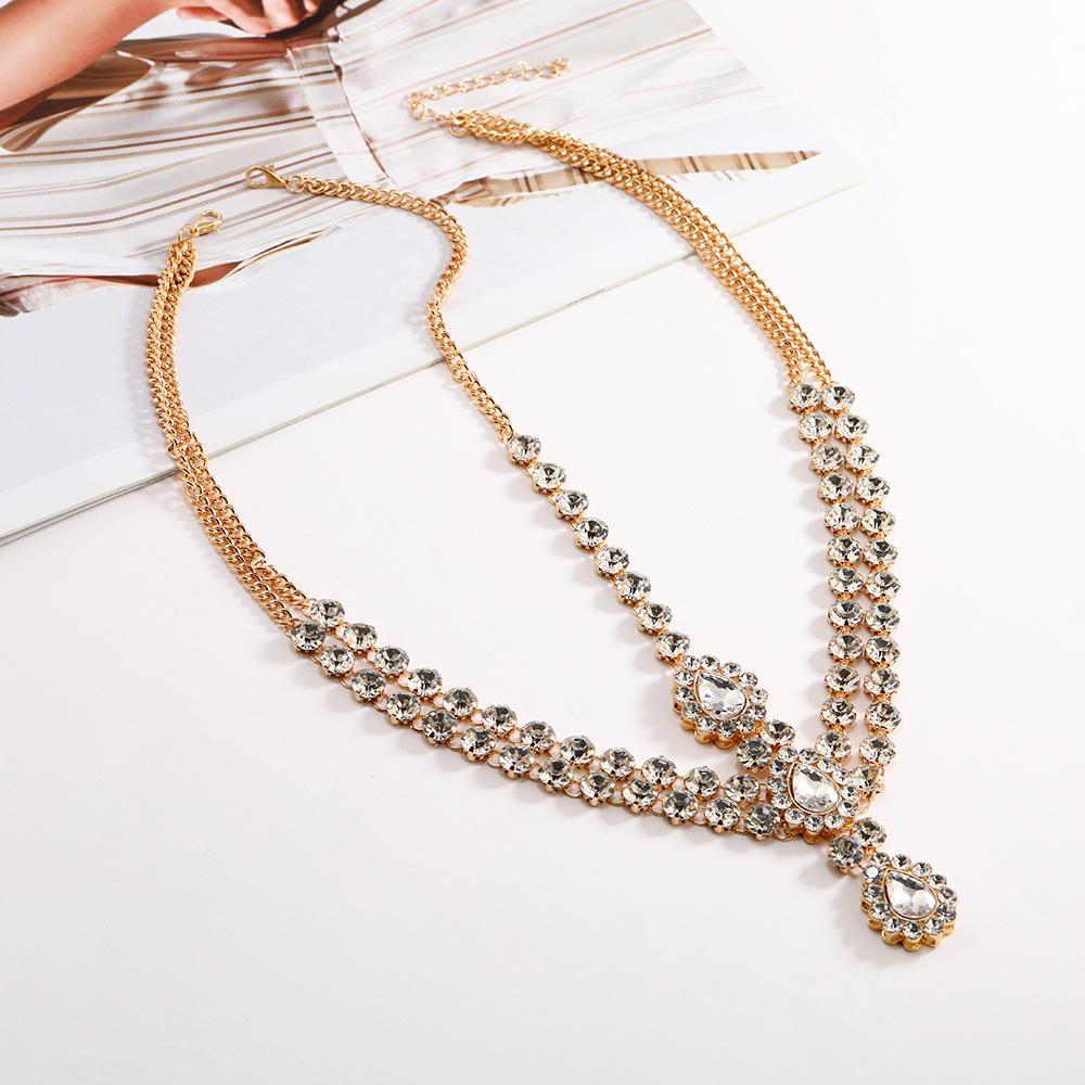 Acessório de Cabeça Exótico, Acessórios de Cabelo para Fotos, Pingente de Sobrancelha Cravejado de Diamantes, Corrente de Testa com Franjas.