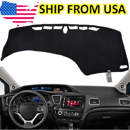 

Car Dashmat Dash Mat Dashboard Sun Cover For Honda Civic 9th 2012 - 2015 Pad