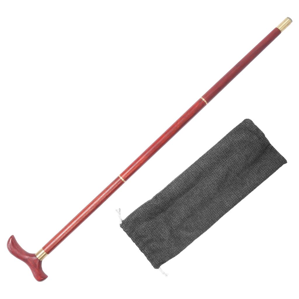 3 Abschnitte Holz Spazierstock Bergsteigen Hand Spazierstock für ältere Menschen