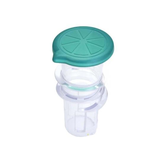 Lemon Squeezer Manual Juicer Food Grade Transparent Citrus Press with Lid Lemon Juicer for Seasoning Cooking Cocktails