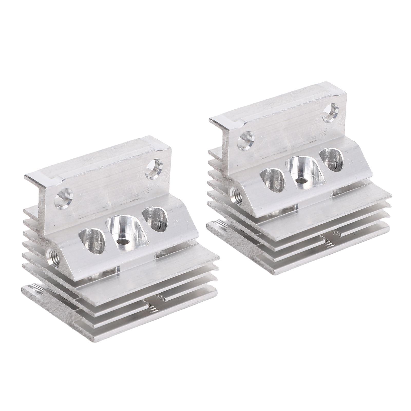 

2 шт. Радиатор хотенда 3D-принтера Радиатор из алюминиевого сплава Охлаждающий блок Замена для K1 K1