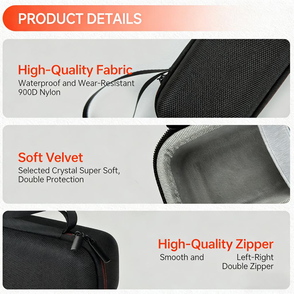 EVA Storage Bag Specifically For GREEN Nexode 20000mAh 130W/165W Portable Powerbank Shell Holder With Mesh Pockets