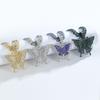 Trendy Zircon Butterfly Hip Hop Pendant Necklace for Couples