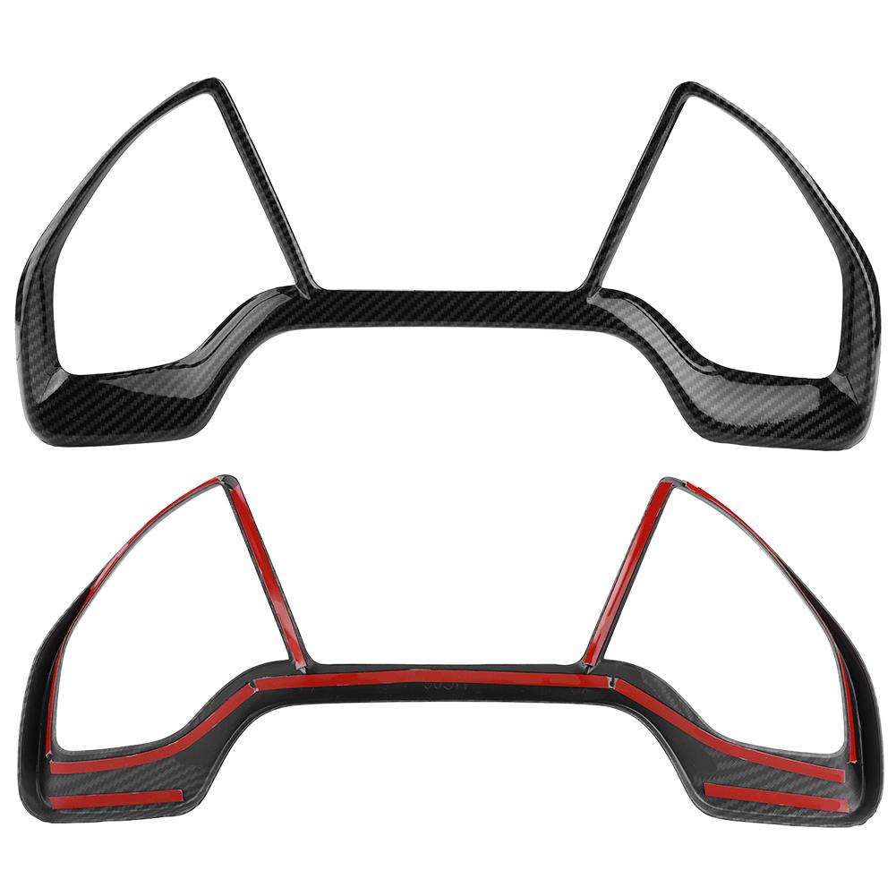 Car Dashboard Decorative Frame   Rings Trim for     10th 2016.2018 (Red)