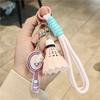 Rotating Badminton Racket Keychain: Cute Woven Pendant & Hand Rope Ornament - Perfect New Year Gift