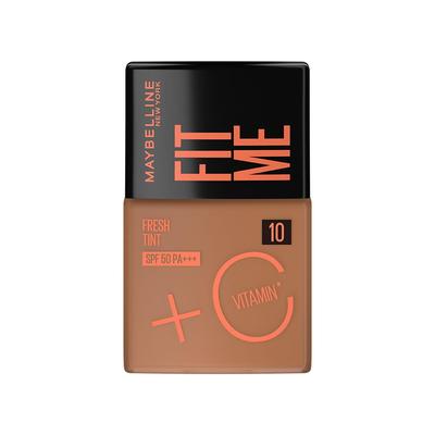 New York Fit Me Fresh Tint SPF 50 PA+++ Vitamin C Natural Lightweight Skin Coverage 30ml Shade 10