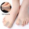 2 Stück Zehenspreizer Silikon Weichgel Pedikürewerkzeug für Zehenballen Überlappende Korrektur Atmungsaktiv Elastisch Zehenzwischenstück Hautfreundliche Fußpflege