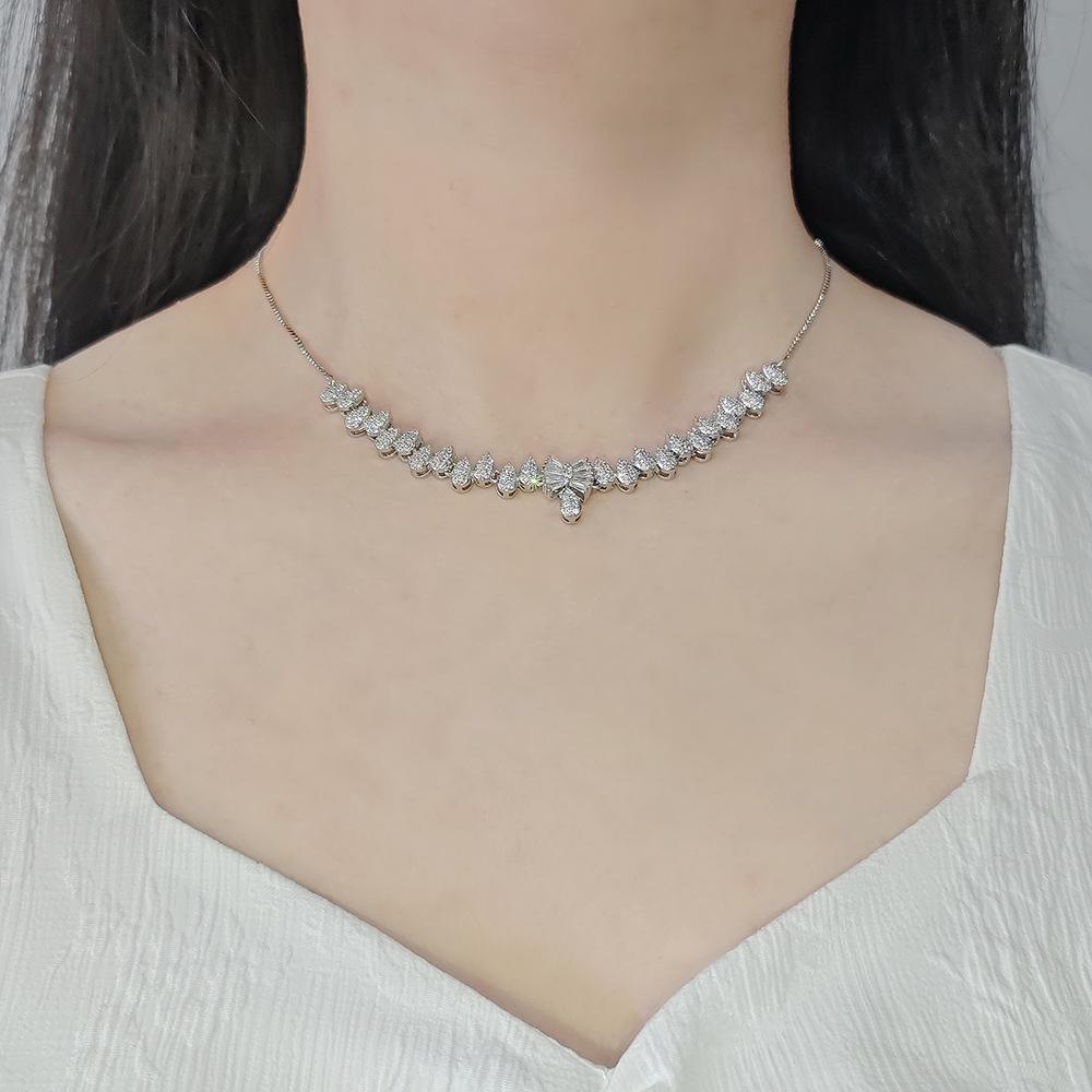 

European & American Elegant High-End Necklace X033 for Women белый