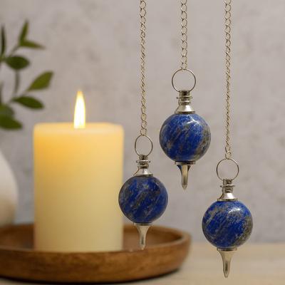 Lapis-Kristallkugel-Pendel