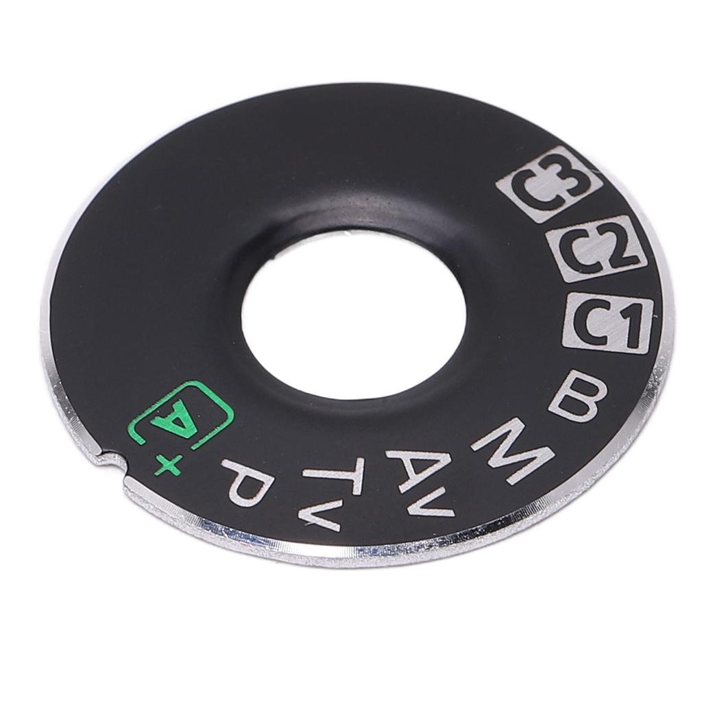Camera Dial Replacement Metal Dial Plate Interface Cap with Adhesive Tape for 5D Mark III