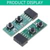 2x5 Pin ResetPower Switches Test Board for Computer Adapter and Connectors Motherboards for All Purpose Use