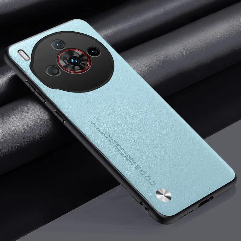 Do etui ZTE Nubia Z60s Pro Zwykła skóra PU Silikon TPU Miękka ochrona krawędzi Pokrowiec do Nubia Z60 S Pro Z60SPro Odporny na wstrząsy twardy zderzak