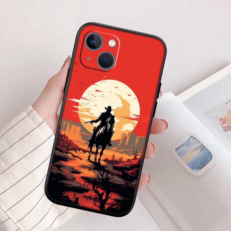 

RP25 Cowboy New High-End Shell Phone Case for iPhone 16 15 14 13 12 Pro Max Plus Mini iPhone 14 Pro