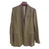 Nanyou Women's High-End Linen Collarless Jacket - Minimalist Style, Autumn 25