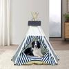 Cat Tent Dog House Removable and Washable Canvas Dog House New Zealand Pine Pet Tent House