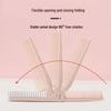 Mini Portable Folding Comb for Women, Girls & Children - Fine Teeth for Braiding & Bangs