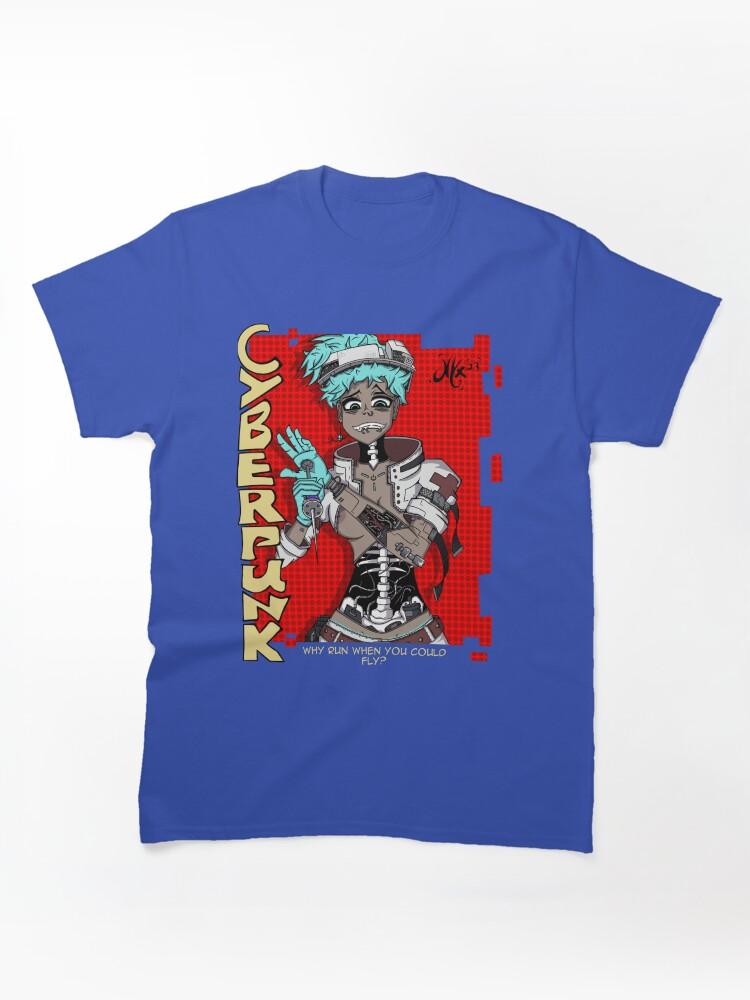 Cyberpunk Edgerunners 2 Crazy Cyberpunk girl Classic Unisex T-Shirt