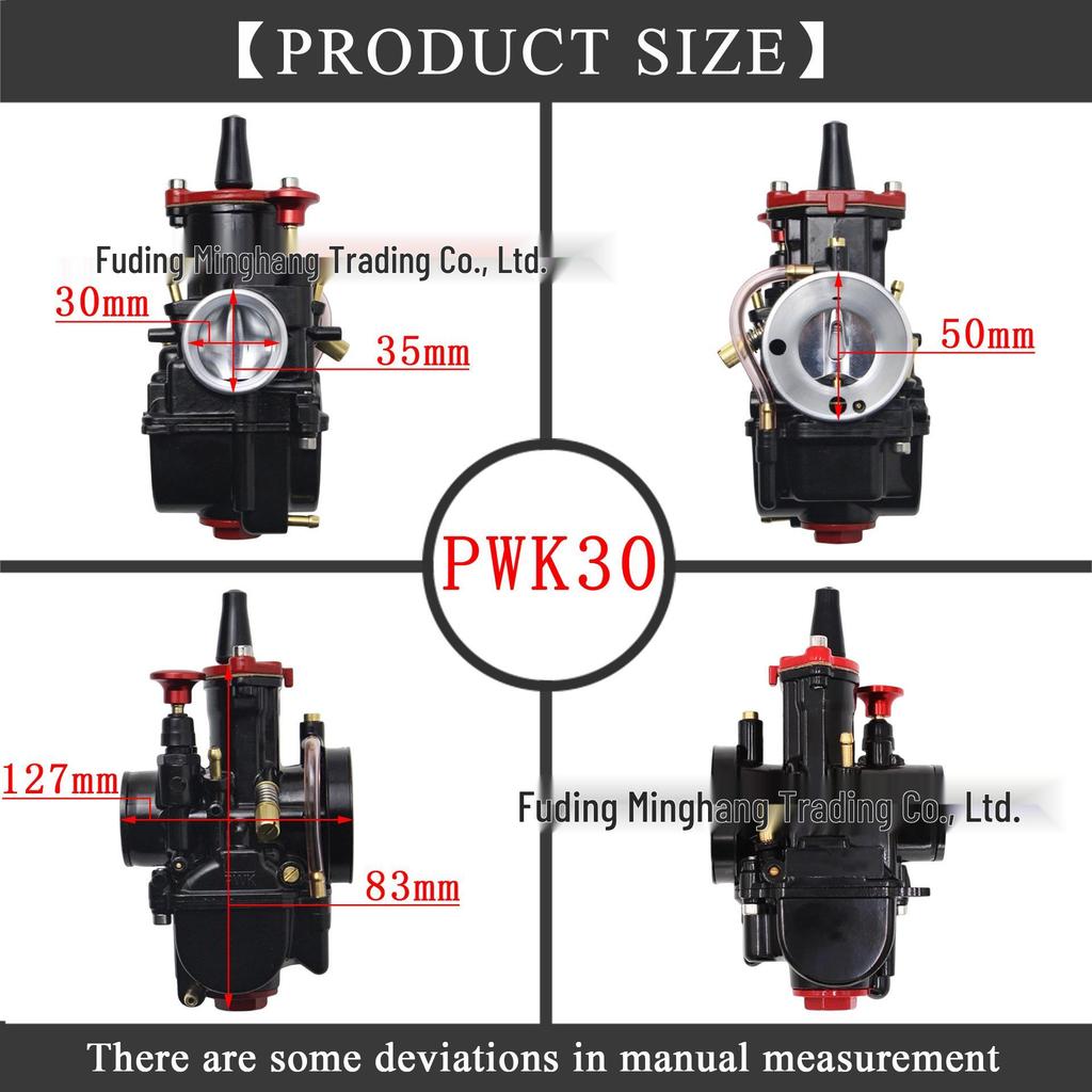 PWK 21-34mm Black Red Off-road Motorcycle ATV Racing Carburetor