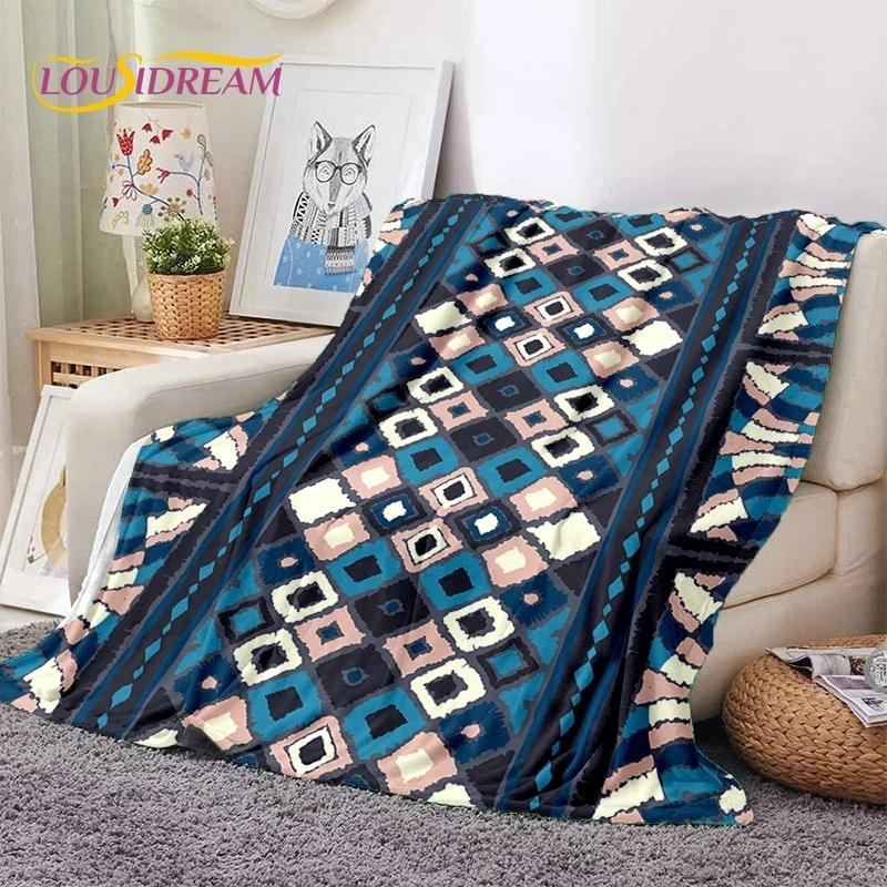 3D Neueste Nordisch Türkisch Böhmisch Keltisch Weiche Flanelldecken, Überwurfdecke Bequeme Decke für Picknick Betten Sofa Zuhause Schlafzimmer