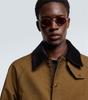 VARDA JMM Oval Metal Sunglasses: Handmade, Unisex, Trendy, Versatile for Casual Wear and Vacation Parties
