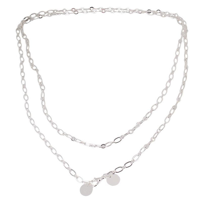 Fashionable Women's Mini Metal Dress Waist Chain Belt Sequins All Match Casual Elegant Clothing Thin Chain Belt