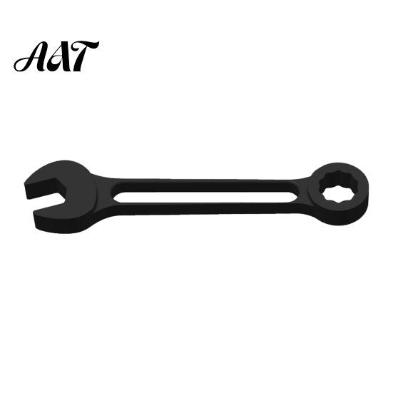 Professional Front Desk Display 3D Printed Wrench Shape Business Card Holder, Industrial Style Design Case Organizer, Aesthetic Stand for Office
