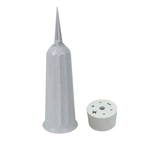 Cemetery Vase Graveyard Decoration Flowers Holder with 7-Hole Cylindrical Insert Reusable Cemetery Flower Holder with Spike