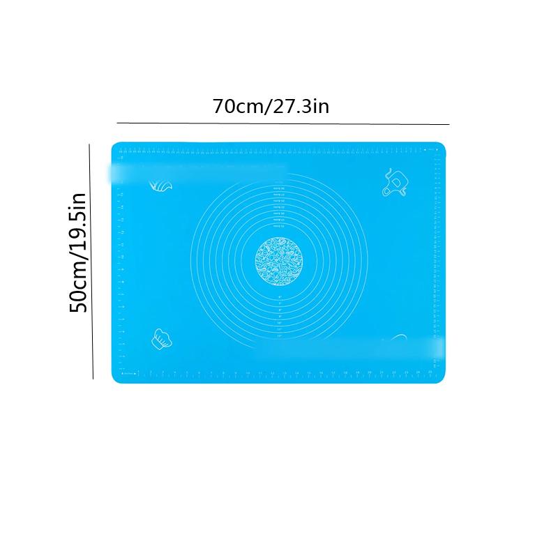 Silicone Baking Mat Thicken Pizza Dough Maker Pastry Kitchen Gadgets Cooking Tools Utensils Bakeware Kneading Accessories